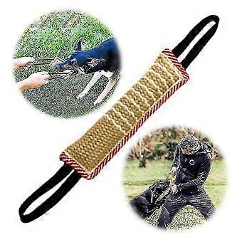 Hundetraining Biss Kissen Jute Biss Spielzeug Hund Schlepper Spielzeug Durable Dog Stick