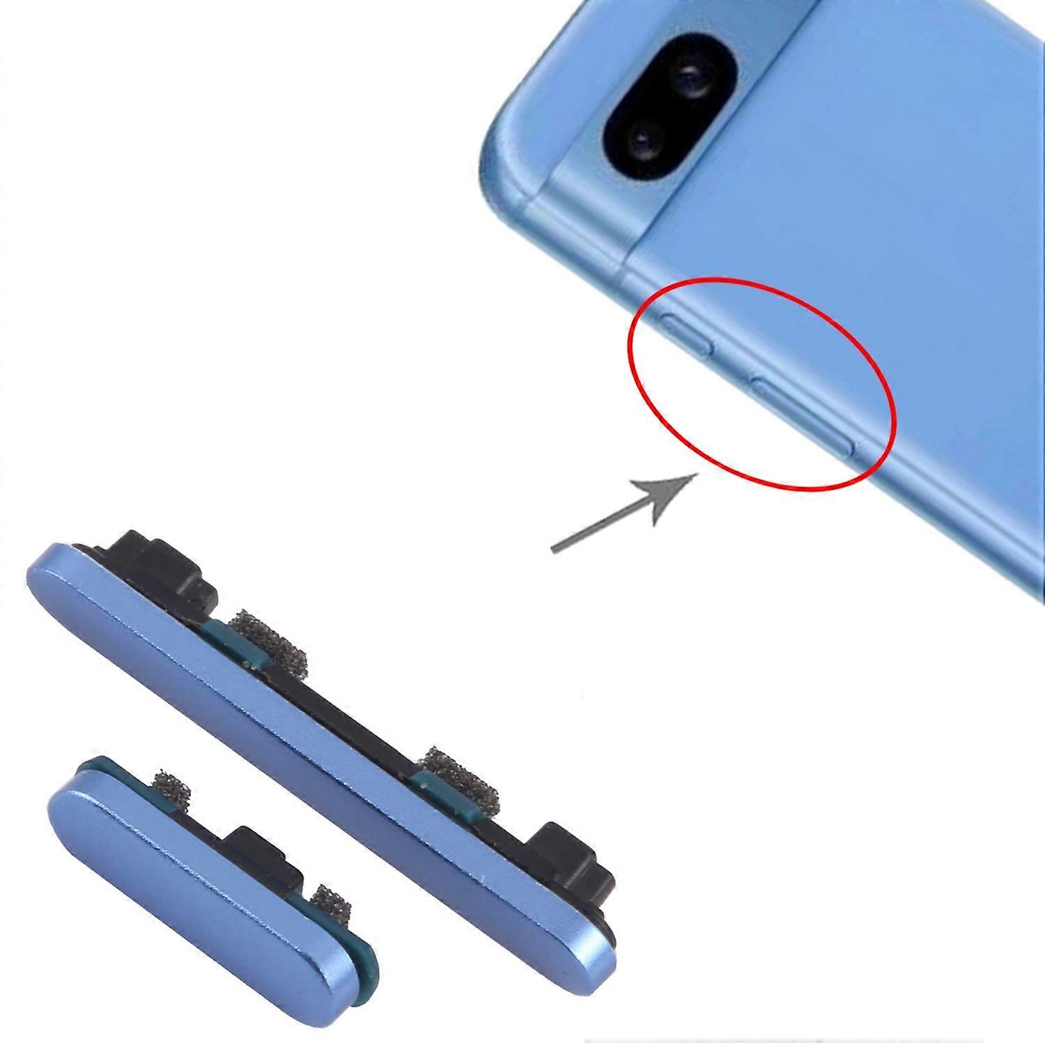For Google Pixel 8A Power and Volume Buttons Replacement Part Blue