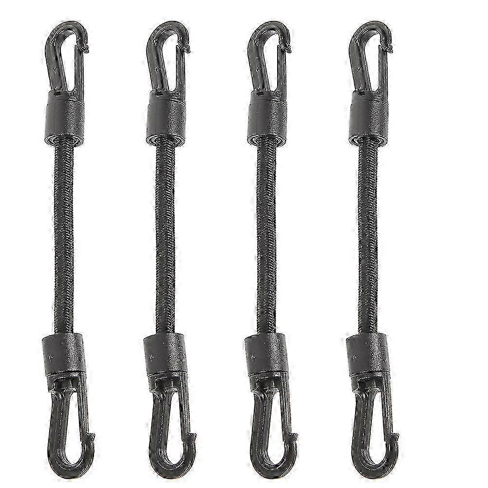 4pcs Elastic Hook Straps Multi-function Tie Down Straps Outdoor Camping Buckle Straps