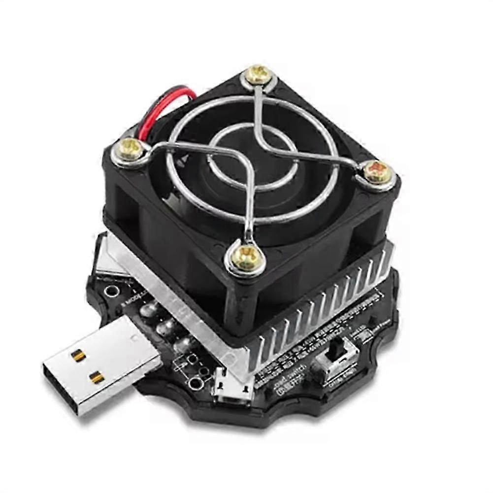 65W USB DC Electronic Load Resistor for Battery Test & Aging, Adjustable Current Voltage