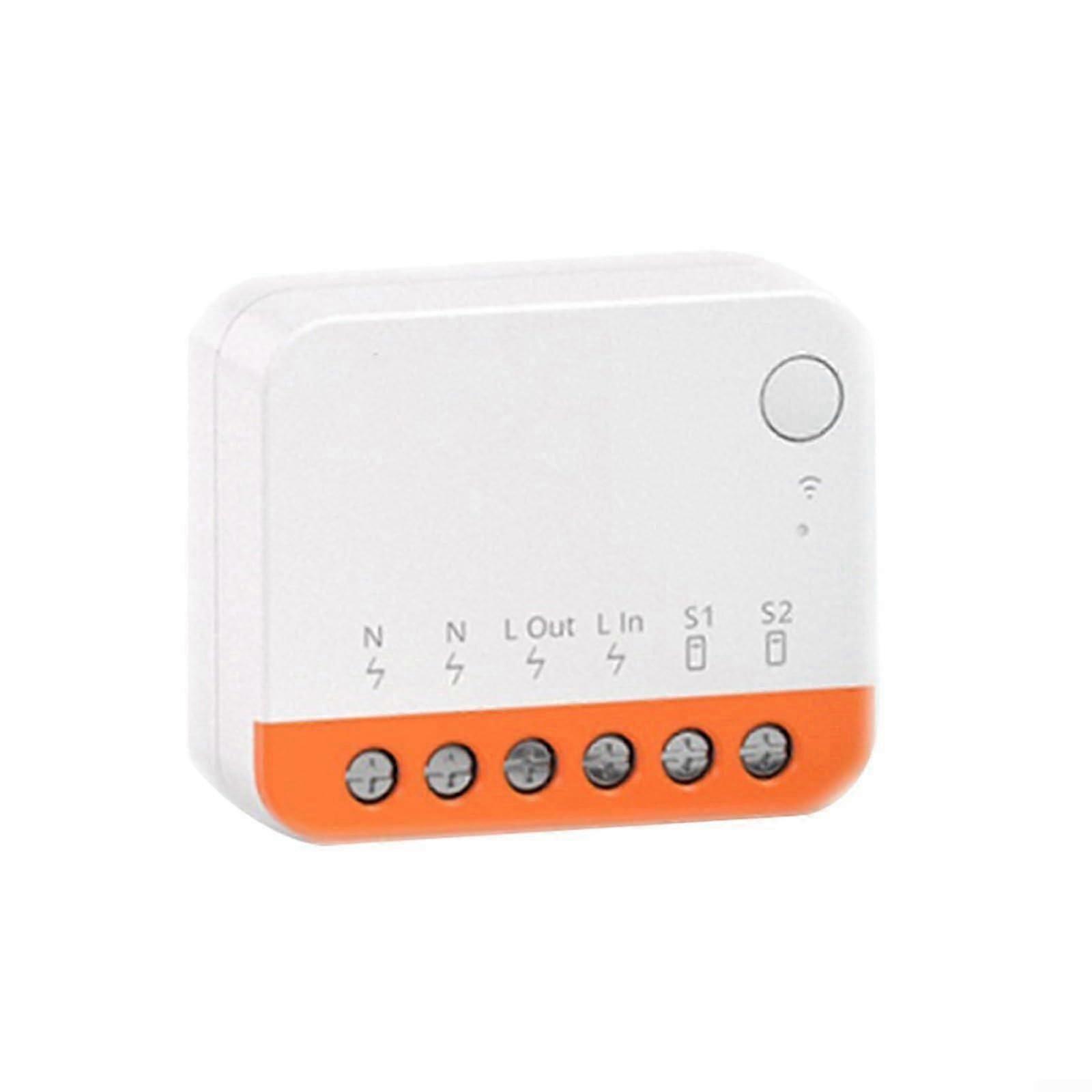 Mini Smart Wifi Switch 2way Light Switch Timing Function Timer Function App Remote Control Voice Control Diy Mode FASTXM