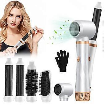 5 in 1 Hair Styler with High Speed Hair Dryer, Hot Air Brush, Air Curling Wand, Hair Straightener, Volumizer for Women