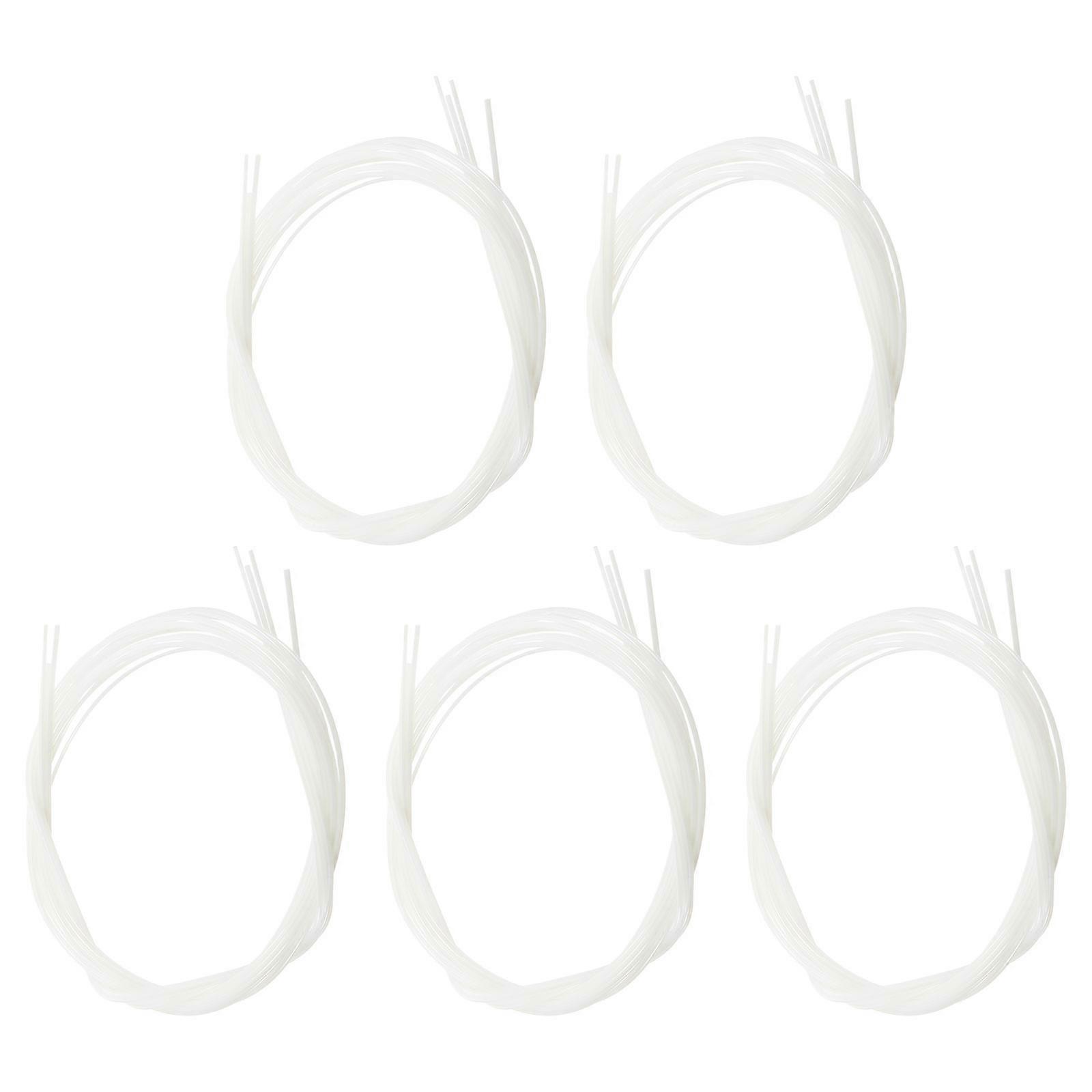 White Nylon Ukulele Strings for Ukulele 5Sets Universal Replacement Strings