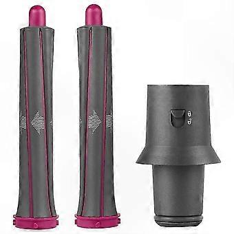 Styling van lang haar: Krultang met opzetstukken compatibel met Airwrap, inclusief adapter om een ​​föhn om te bouwen tot een Airwrap styler.