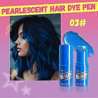 Temporärer Haarfarbstift, schimmernder Haarfarbstift für einmalige Anwendung, ungiftige Haarkreide für Partys und Cosplay
