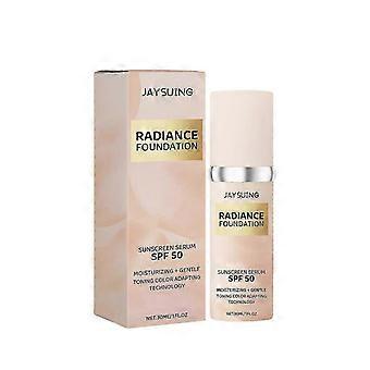 Radiance Foundation SPF 50 - Feuchtigkeitsspendende und farbadaptive Serum-Foundation mit Sonnenschutz, pflegenden Inhaltsstoffen und multifunktionaler Pflege