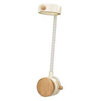 Hair Dryer Holder Wall Mounted Adjustable Wooden Organizer with Natural Wood Finish for Bathroom