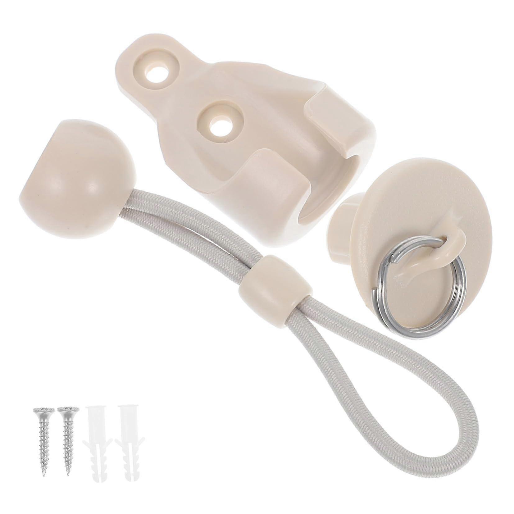 Roller Blind Bracket No Drill Window Blind Fixing Clips Windproof Elastic Cord Secure Hold