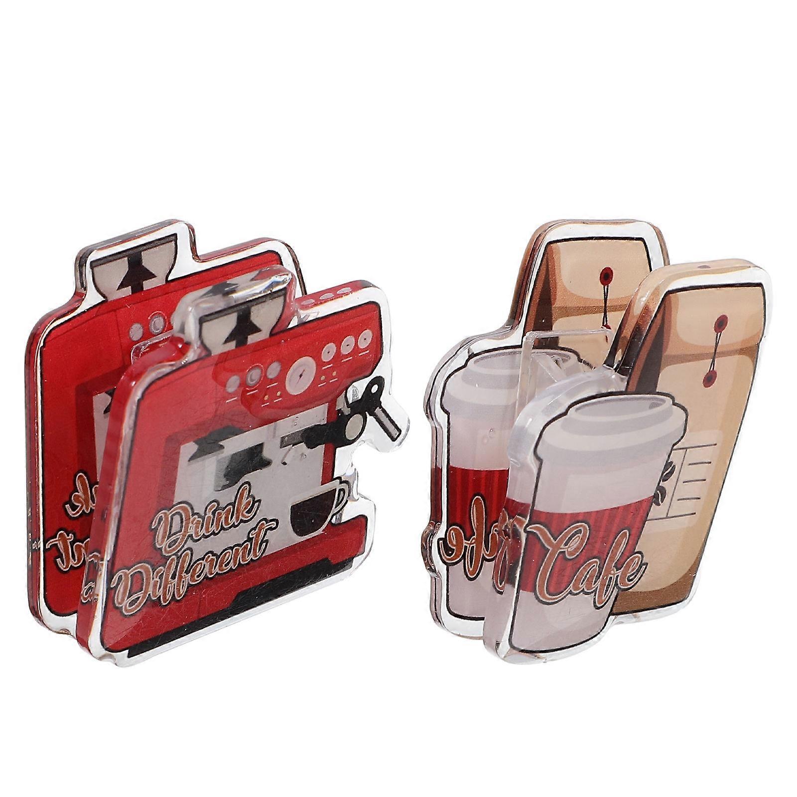 Creative Acrylic Message Clips for Holding 2Pcs Multi-Function Memo Holders