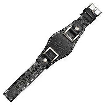 Pulseira de couro bovino de 24 mm para relógio FOSSIL JR1157