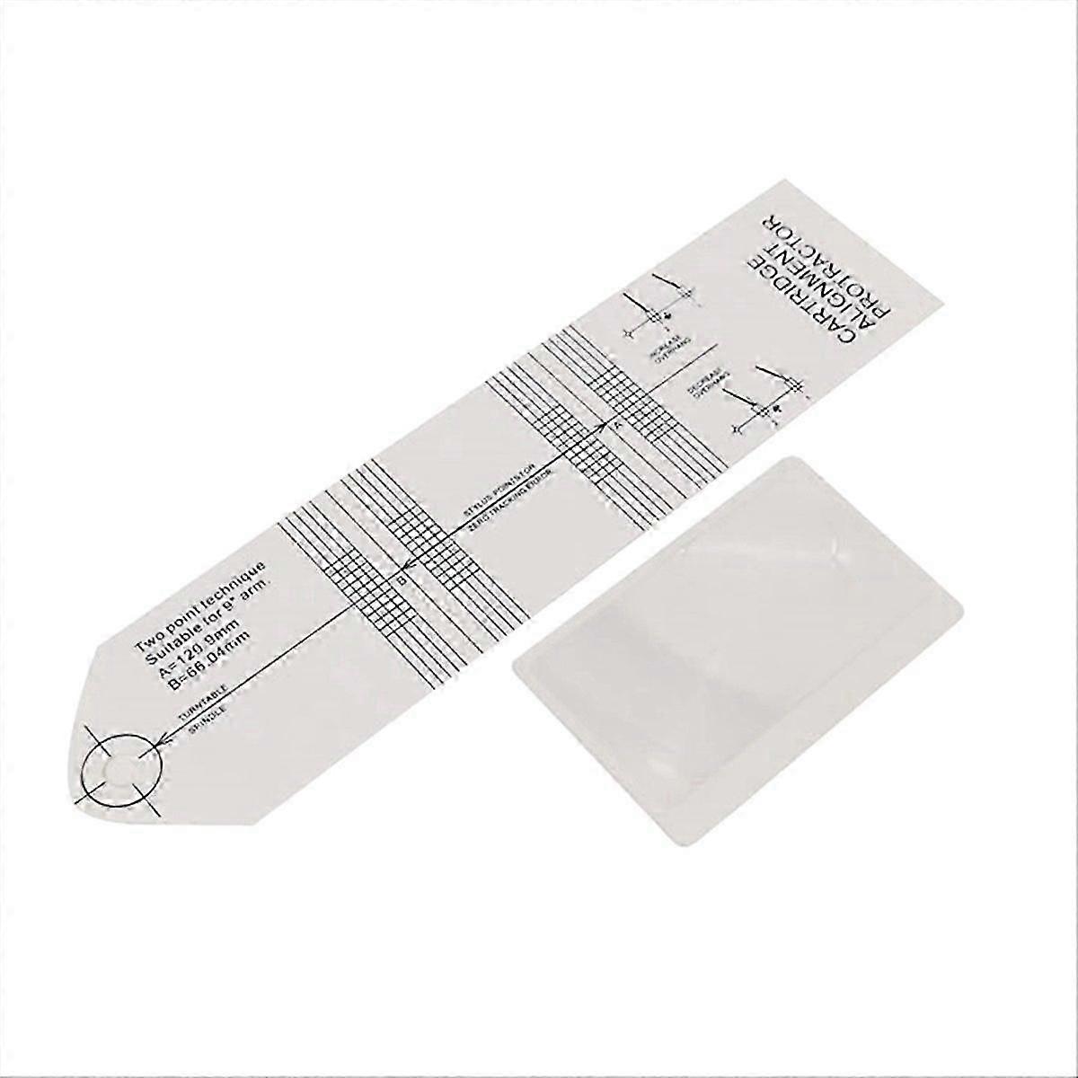 Cartridge Stylus Alignment Protractor Angle Calibration Gauge Tool