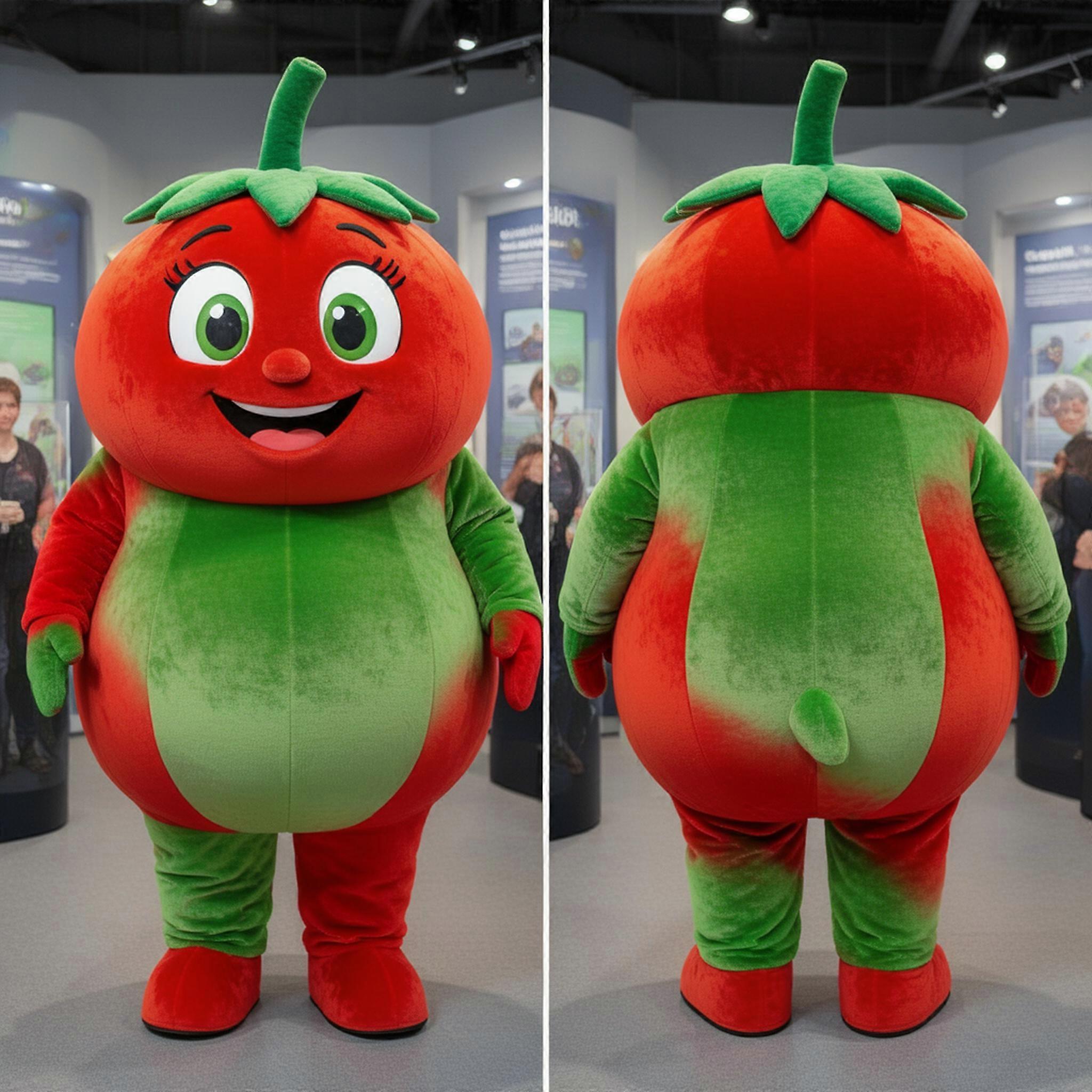 MASTICOT Crimson Round Tomato Mascot