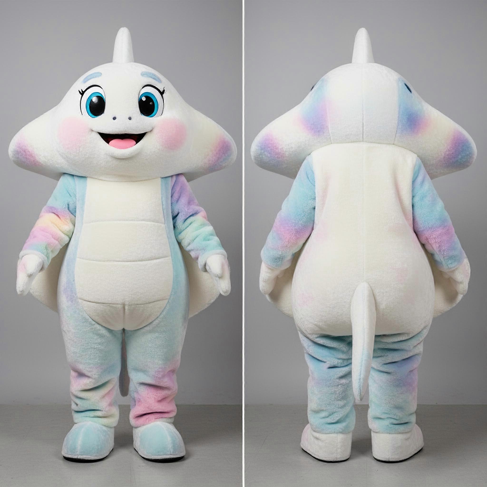 MASTICOT Azure Blue Gentle Stingray Mascot