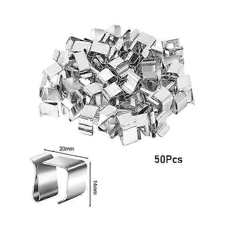 50-Pack Stainless Steel Gutter Hooks