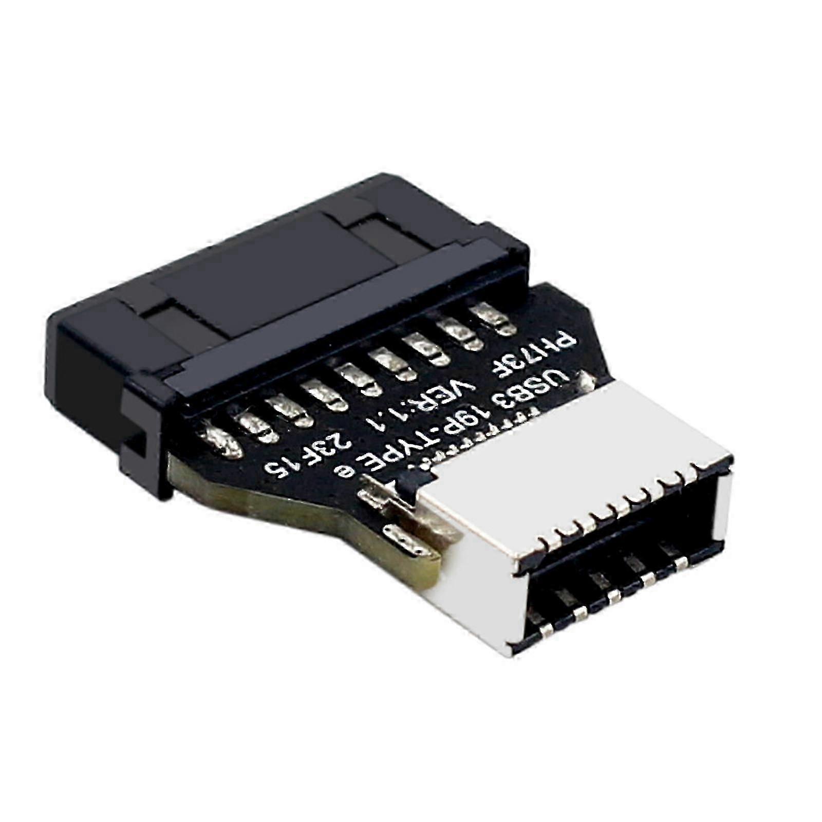 90° USB3.1 Type-E Front Panel Adapter