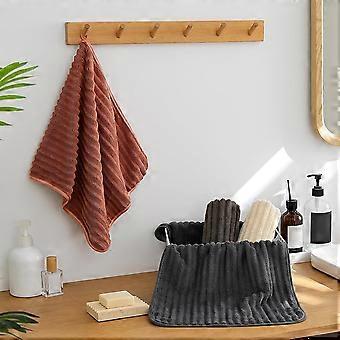 4 Pack Microfiber Hand Towels Ultra Absorbent Quick Dry Soft Bathroom Kitchen Spa Set