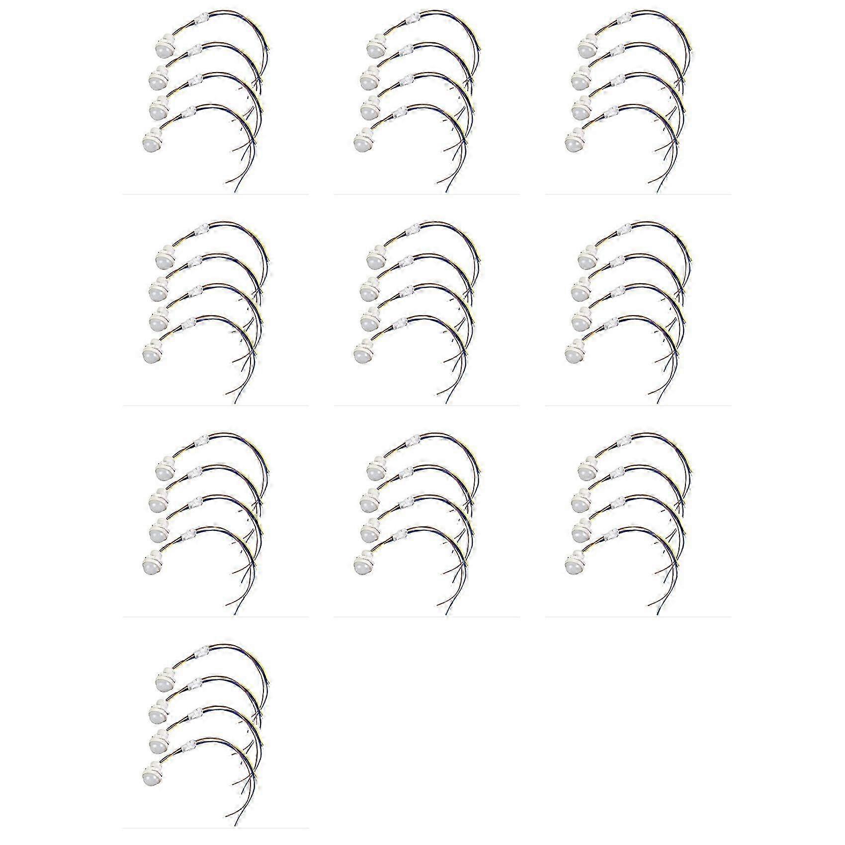 40pcs Motion Sensor Light Switch, PIR Sensor Smart Detection Switch, AC110-240V Ceiling or Wall Mount Smart Light Switch_qt5