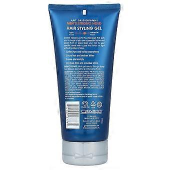 3 x Art Of Giovanni, Men, Hair Styling Gel, 6.8 fl oz (201 ml)