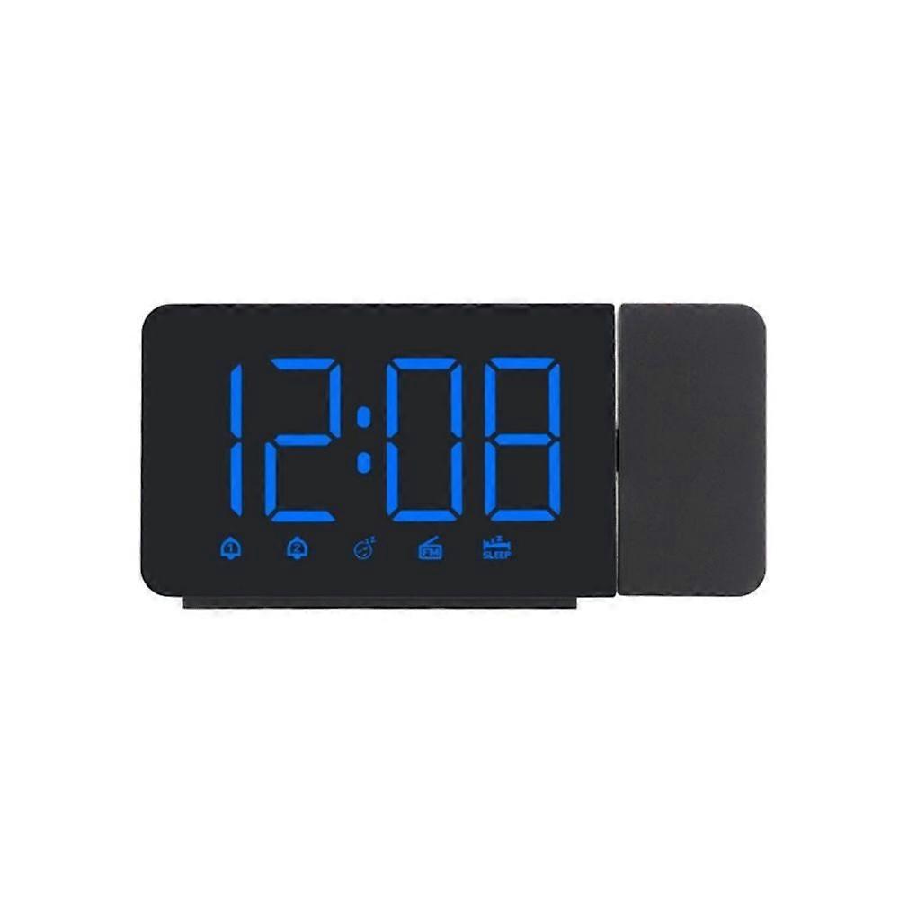 Rotatable LED Alarm Clock With Dual Alarm Snooze Function