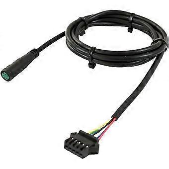 Electric Bike Display Cables For KT Series, 140Cm WP To SM Connector Adapter Wires, 5 Pin Female To Female Extension Cord For E-Bike LCD Screen, Black