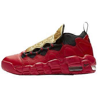 Nike Air More Money University Red Metallic Gold GS AH5215-600