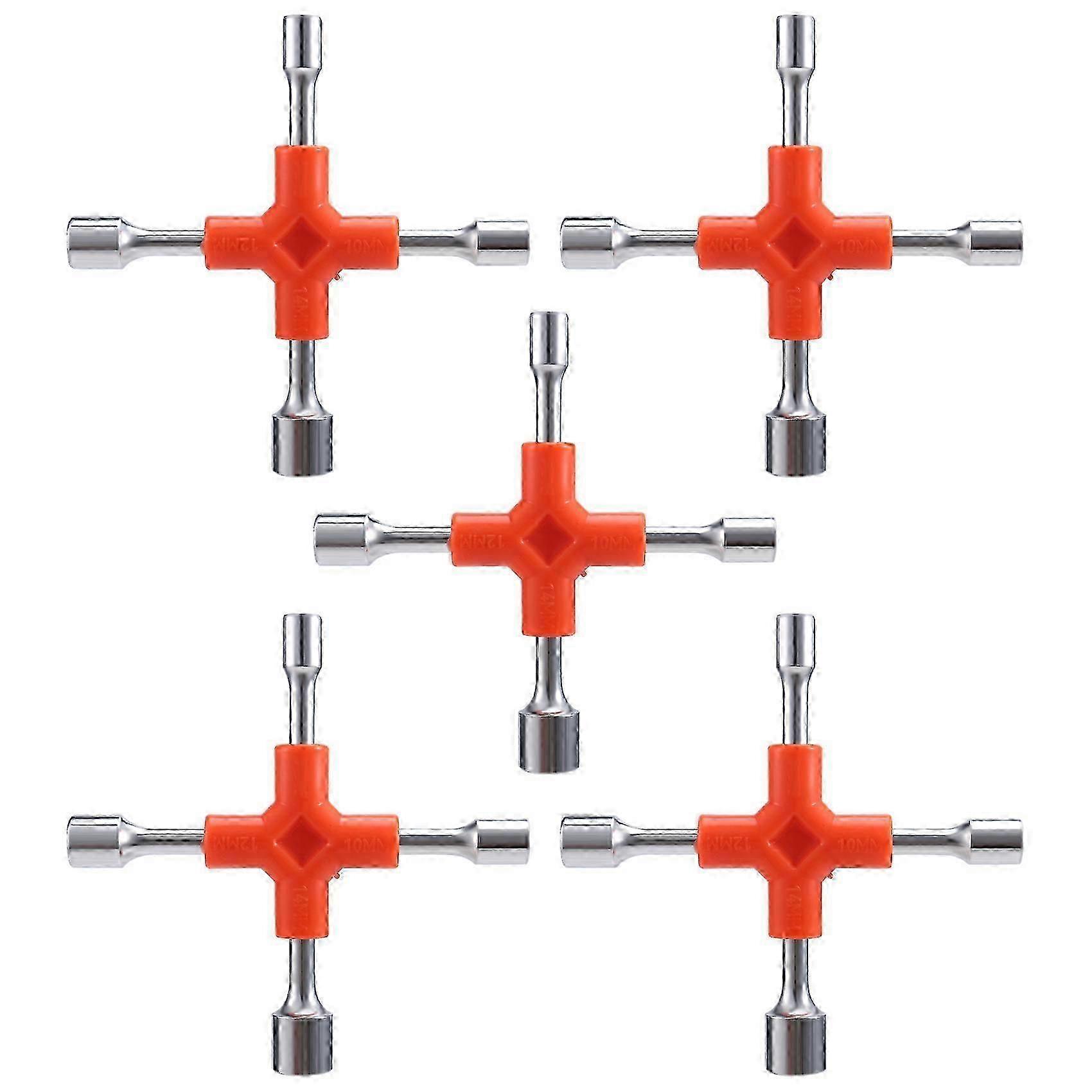 Multi-Function Spanner Multi- Outer Hexagon Tool Bike Repair Tools Portable Three Hexagonal Internal Wrench ZAT
