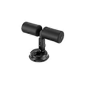 Ab Training Auxiliary Device,Portable Sit up Exercise Equipment compatible with Abs Home Gym,Single suction cup single bar black