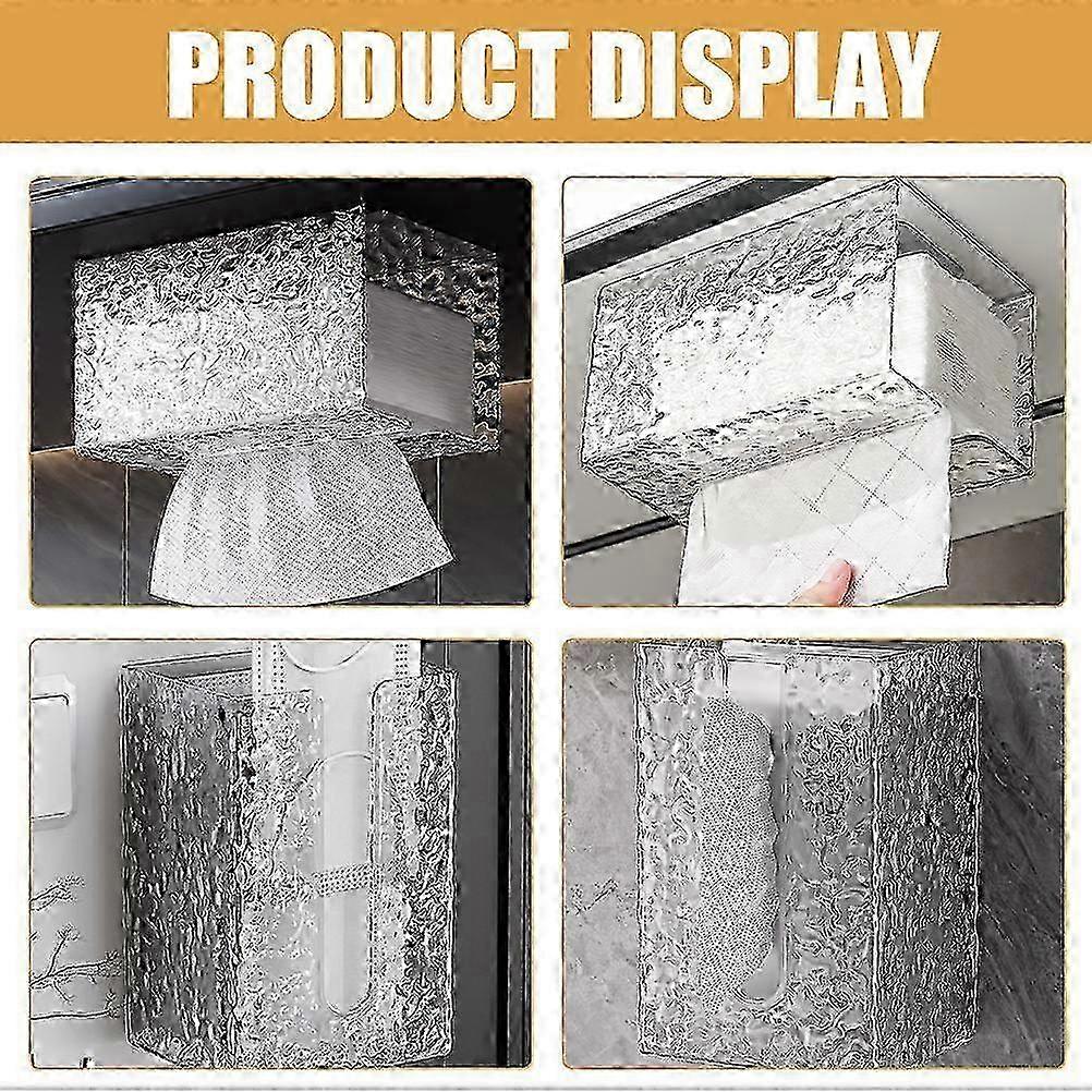 Wall-Mount Clear PET Tissue Dispenser