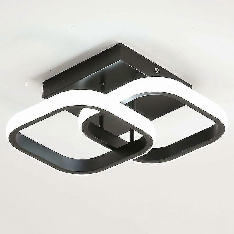 Modern Led Ceiling Light - Black on Both Sides