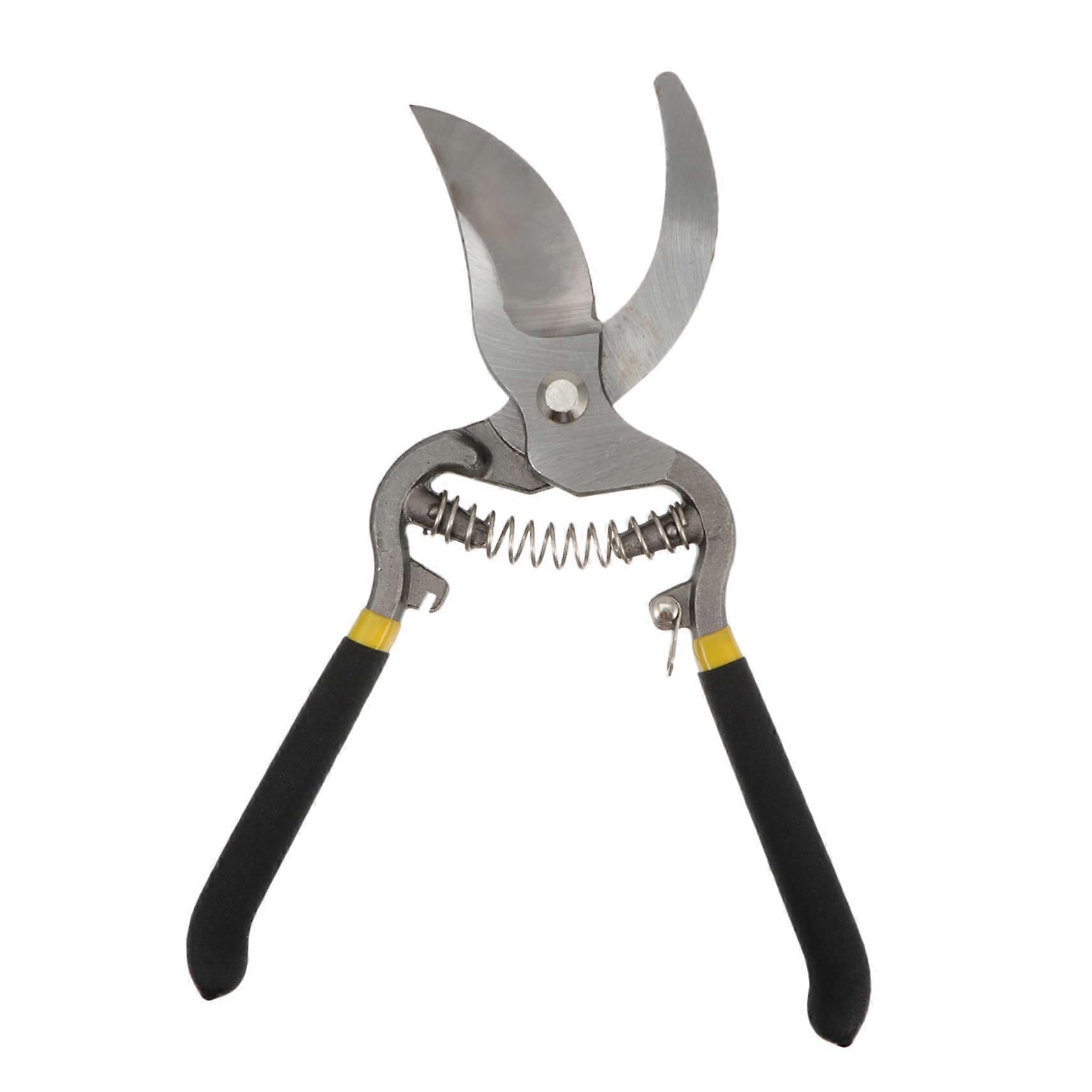 Steel Pruning Shears with Ergonomic Grip, Extendable Garden Scissors for Small Branches