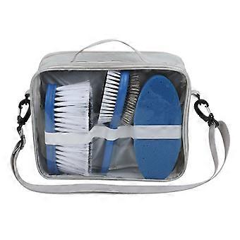 Histotree Horse Grooming Brush Tools with Hoof Pick and Zippered Storage Bag