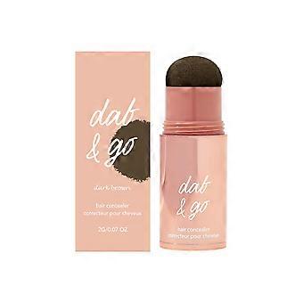 2pcs Hairline shadow powder, dark brown, enhances hairline, covers roots, fills gaps, blends seamlessly, adheres well, looks natural
