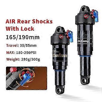 BOLANY Bike Air Achterschokdemper met Vergrendeling Soft Tail Mountainbike Achterschokdemper XC DH Schokdemper MTB Fietsonderdelen 190mm