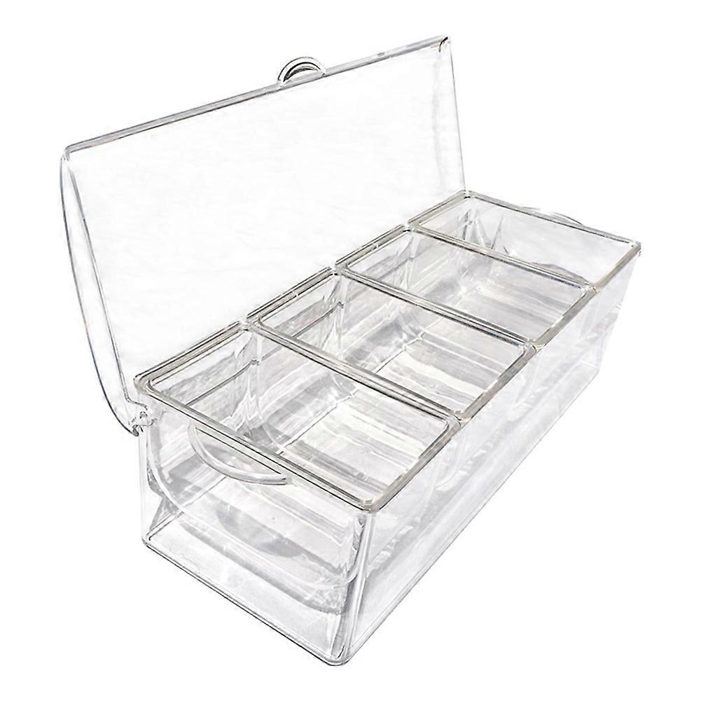 Detachable 4-Section Chilled Condiment Caddy