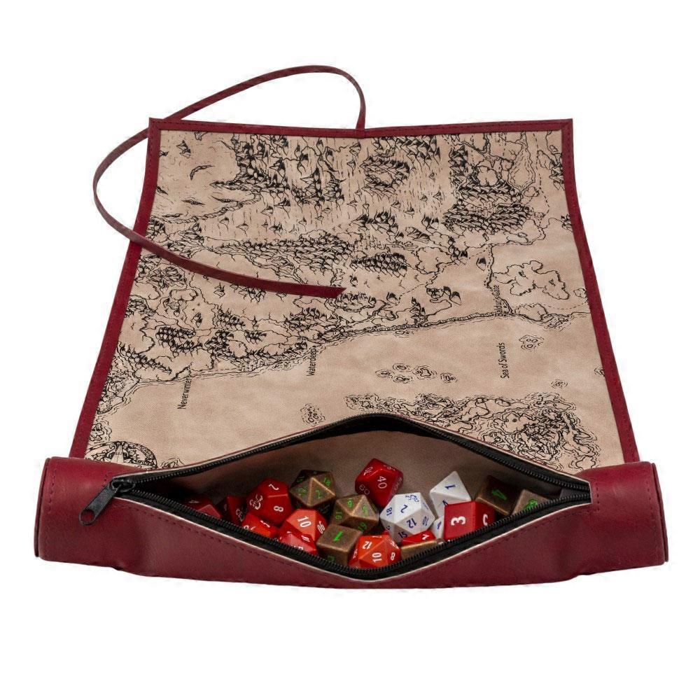 Ultra Pro Dungeons and Dragons Sword Coast Dice Scroll Map Gaming Accessory