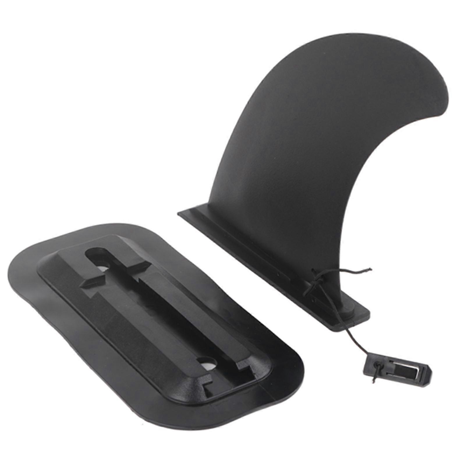 Removable PVC surfboard with central fin