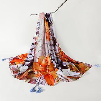 70 x 35 Women Square Silk Like Hair Scarf Head Sleeping Wrap Satin Headscarf, B2