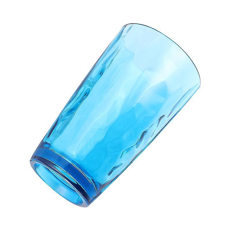 13.8X8.3x5.6cm Blue-green Tumblers 1pc Large Capcity Acrylic Cup Durable Cup Transparent Design For