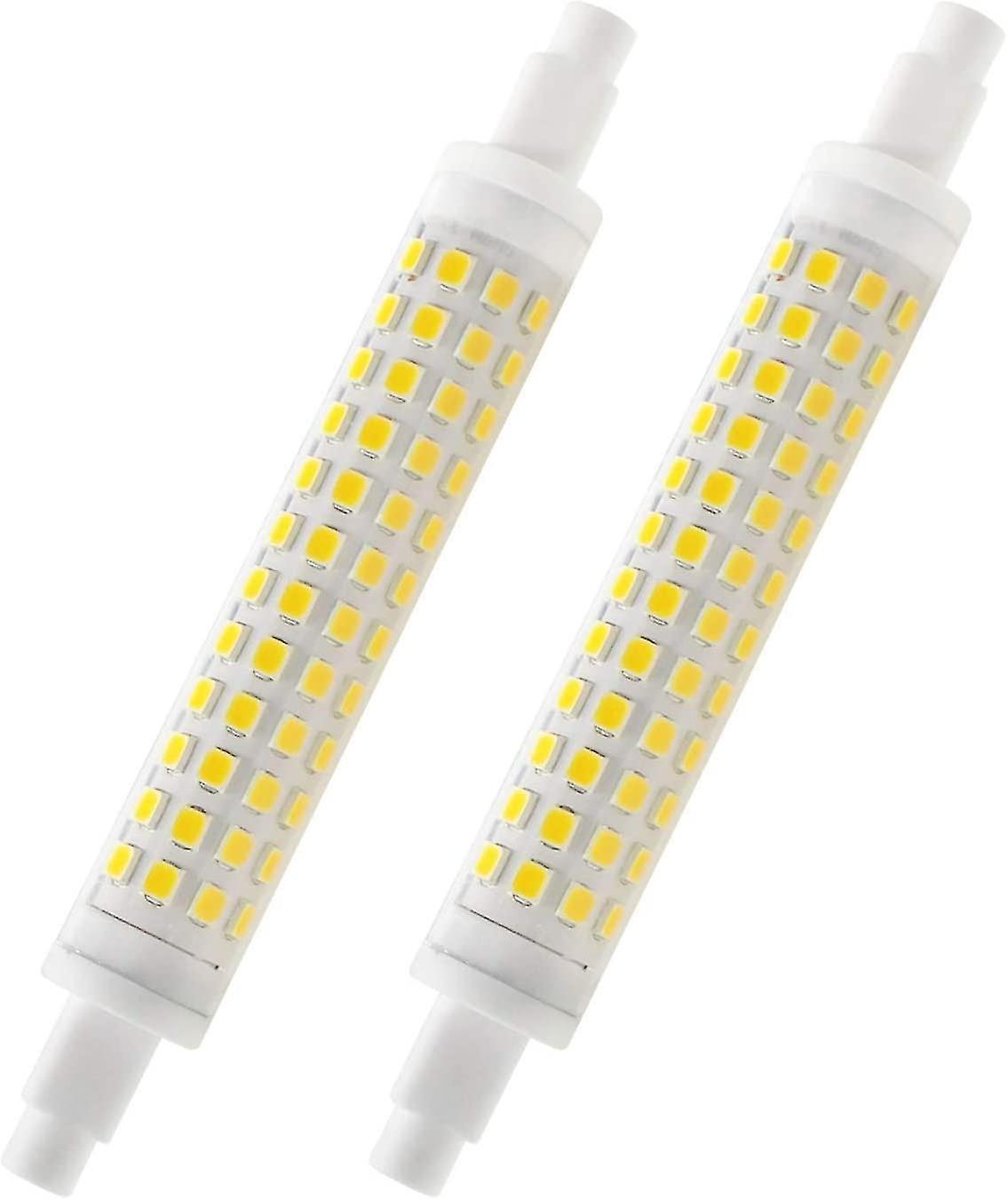 R7s Led 118mm Not Dimmable Warm White 3000k 10w,r7s 220v-240v Ac Linear Halogen Bulb Replacement, Double Ended Equivalent To R7s J118 Reflector Bulb F