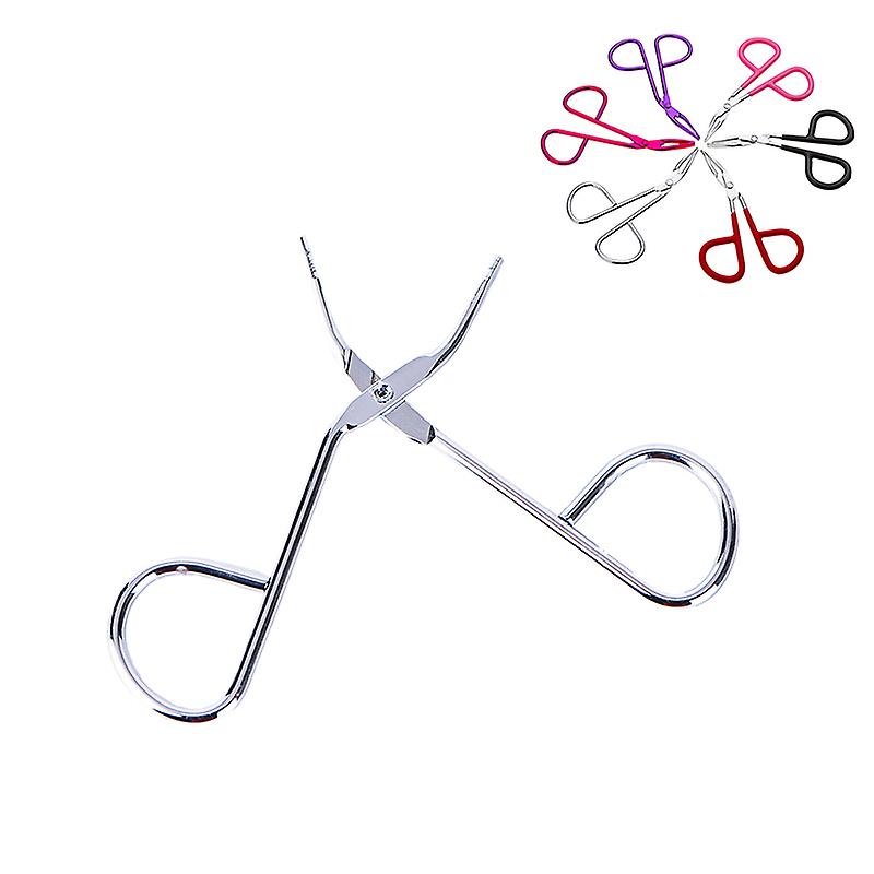 New Scissors Flat Tip Eyebrow Tweezers Clamp Clipper Stainless Removal Tool, HFMQV