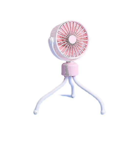 Tripod Handheld Fan Deformation Usb Charging Mute Desktop Small Fan