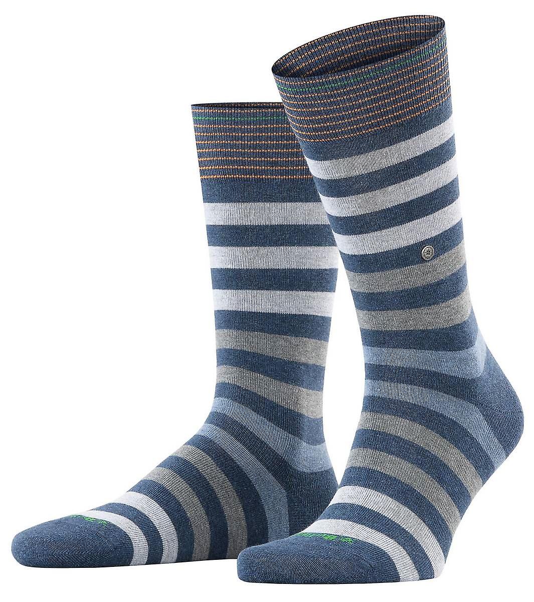 Burlington Blackpool Socks - Dark Blue Mel