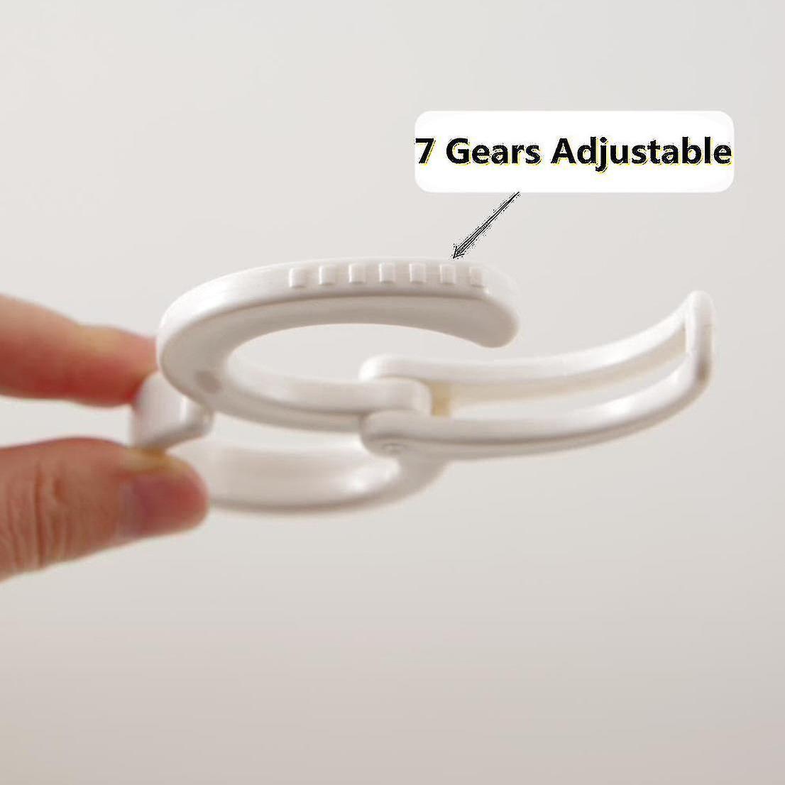 2pcs Multifunctional  Ing Type S-type Hook Round Rod Wardrobe Clothing Plastic Hook Windproof  Ing Hook