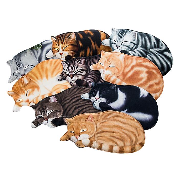 Cute Cat Bath Rug,Bathroom Rug Water Absorbent Bath Mat