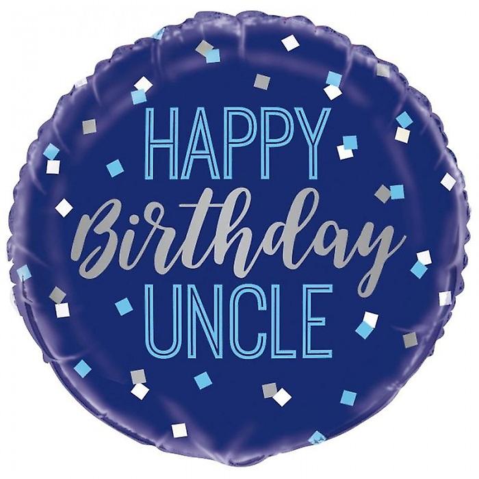 Unique Party Uncle Happy Birthday Foil Balloon