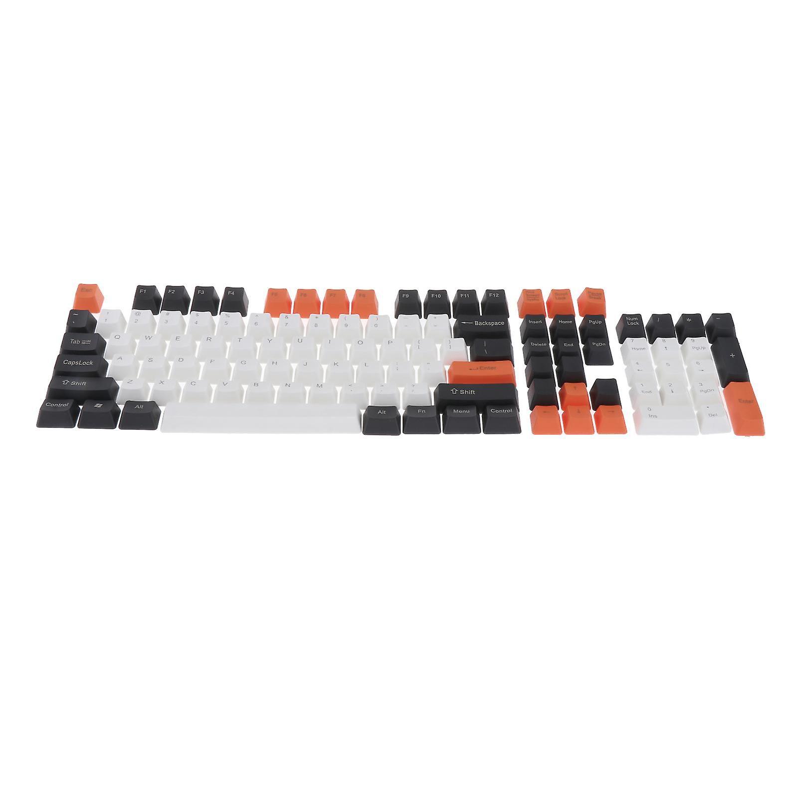 PBT 104 Keycaps Set DIY For Most Mechanical Keyboard Relieve Fatigue Style 2