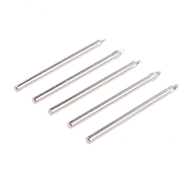 2x5 Piece Round Shank Marble Ceramic Tiles Glass Drill Bits Quick Bit Set 4mm