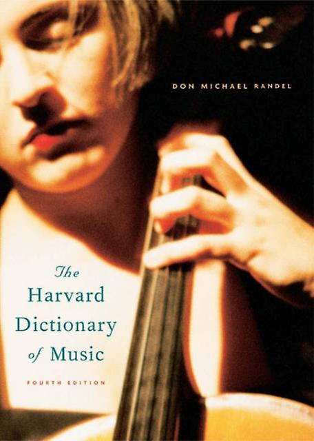 Harvard Dictionary Of Mus 4th Ed Book Book