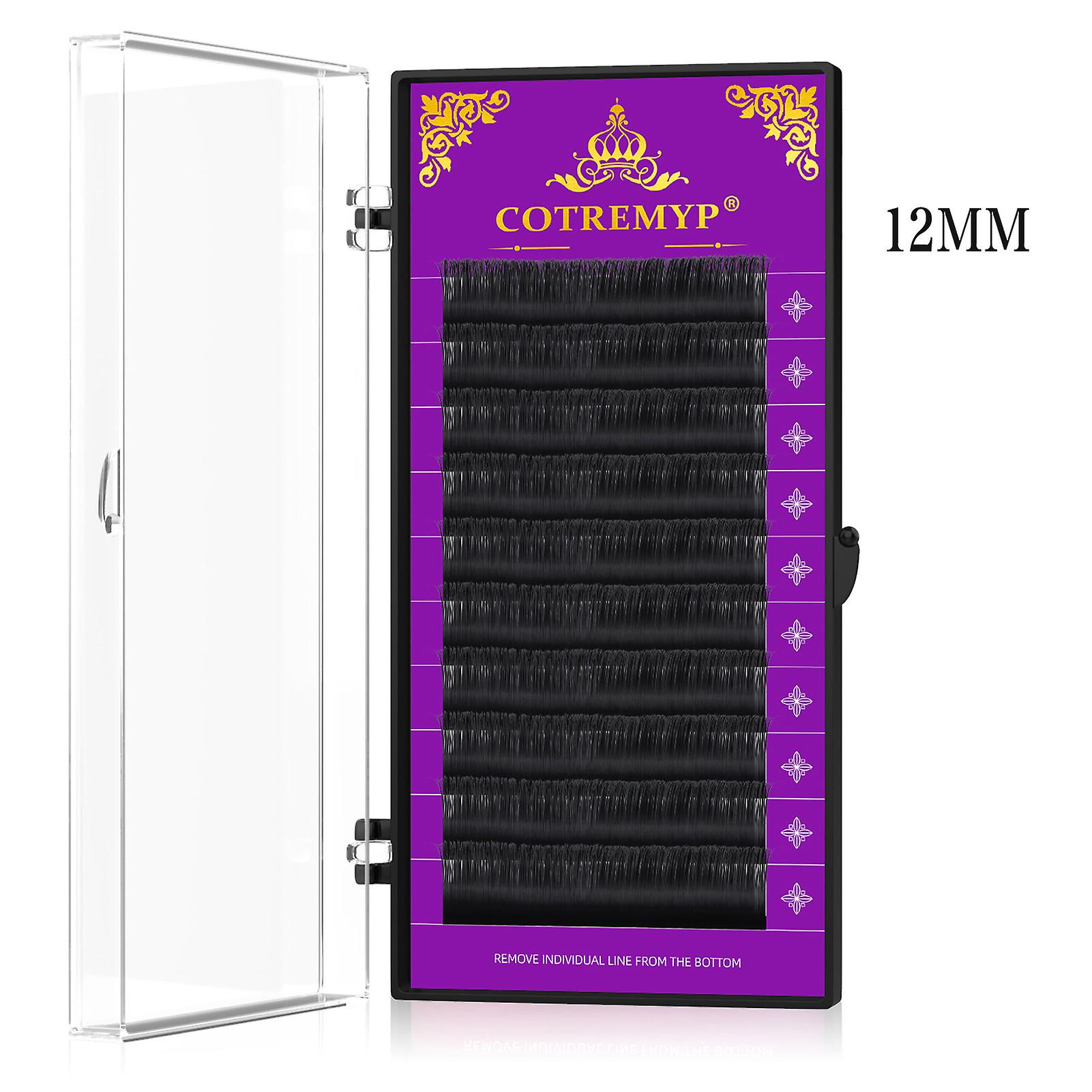 Beauty Single Cluster Round Lashes Daily Look Wide Band Wispy Lashes