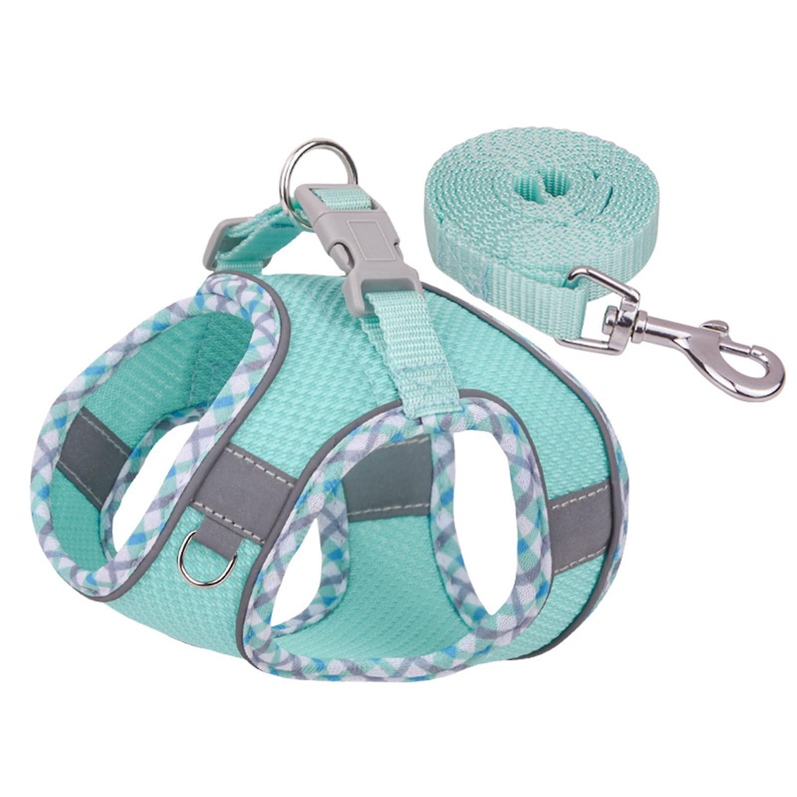 Large Mesh Lightweight Pet Dog Harness Washable Quick Adjustbales Vest Leash for Large Medium Small Pet